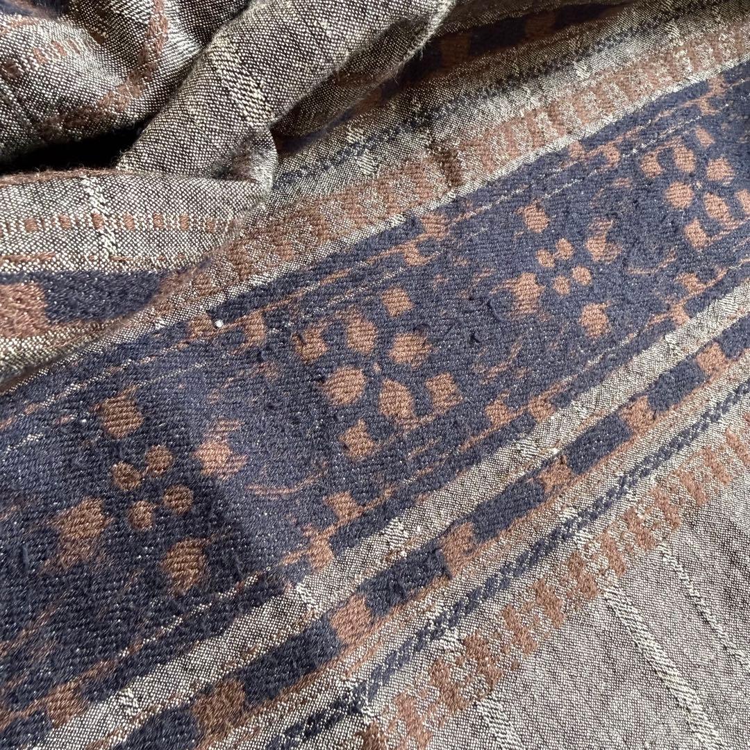 フォロー割☆プランテーション コットンリネン刺繍チュニックワンピース 七分袖