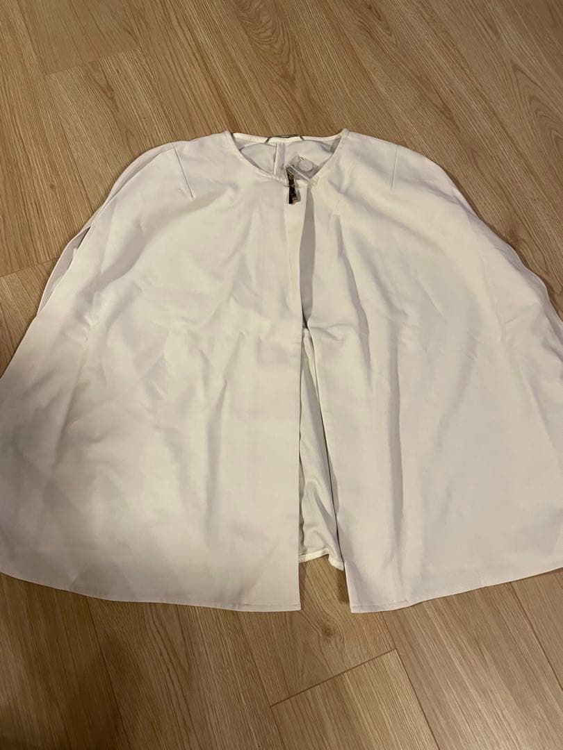 セルフォード　リボンディテールケープジャケット