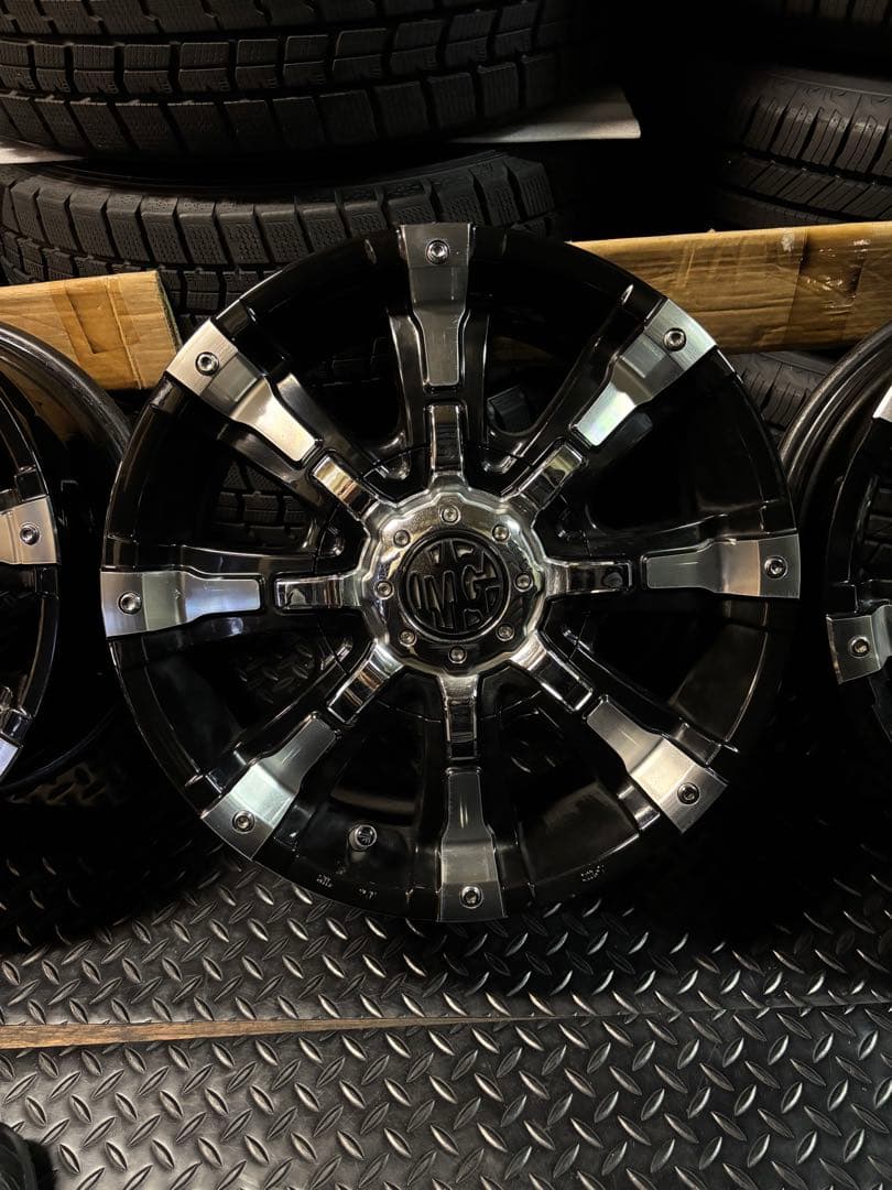 ◇送料込み◇ 16inch×7.0J クリムゾンMGビースト 中古ホイール4本