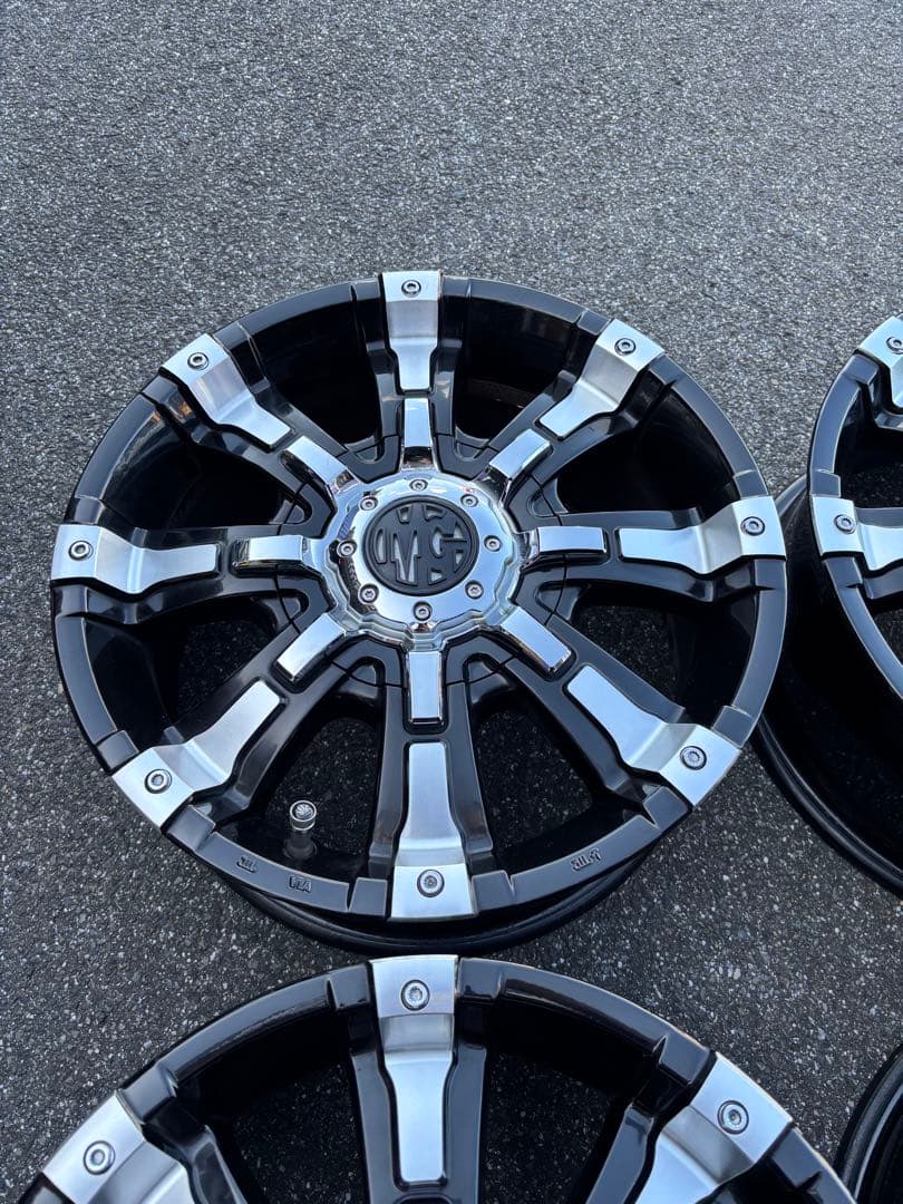 ◇送料込み◇ 16inch×7.0J クリムゾンMGビースト 中古ホイール4本