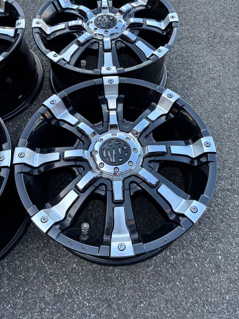 ◇送料込み◇ 16inch×7.0J クリムゾンMGビースト 中古ホイール4本