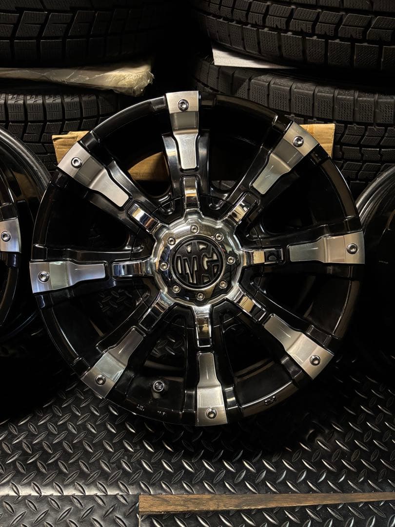 ◇送料込み◇ 16inch×7.0J クリムゾンMGビースト 中古ホイール4本