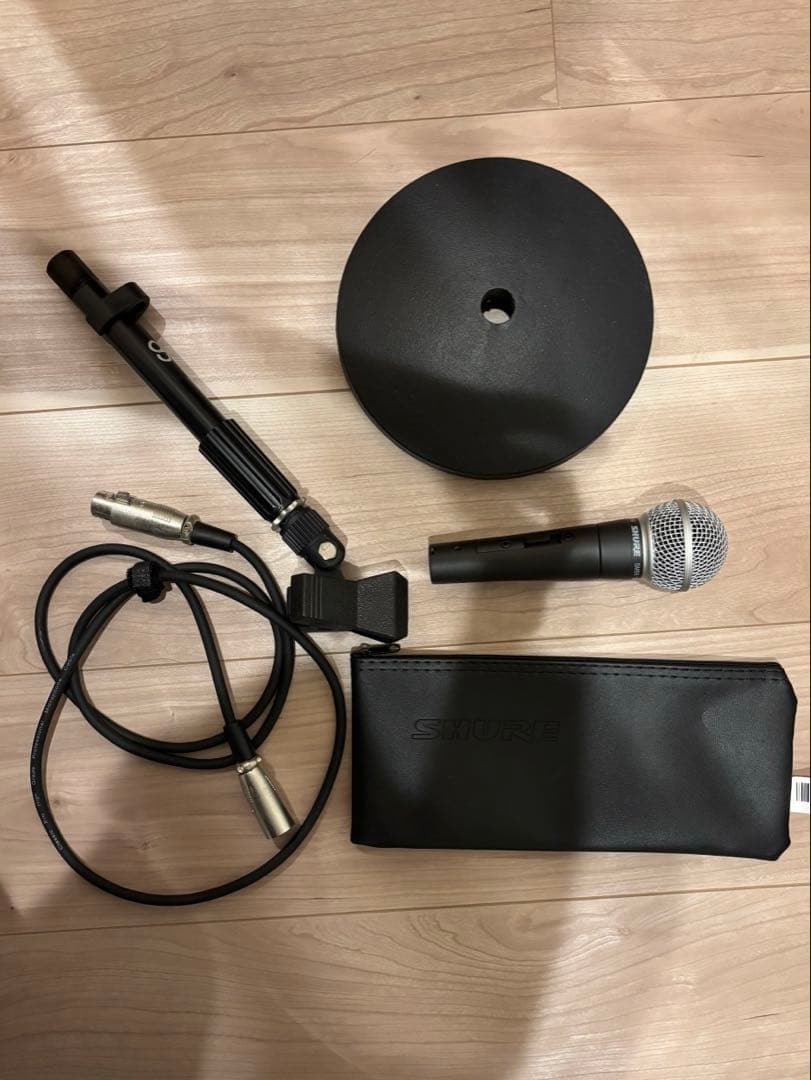 SHURE SM58 マイク スタンド付き