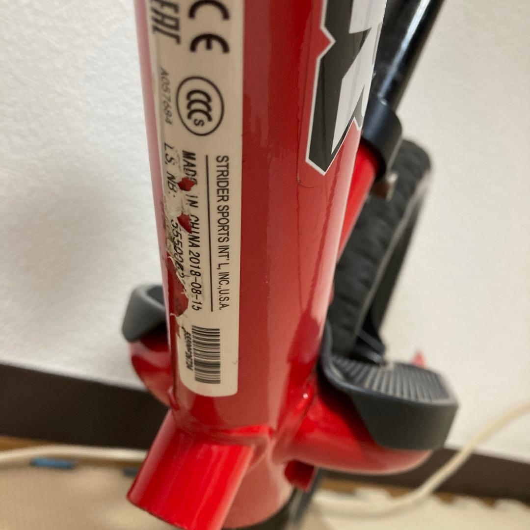 【STRIDER ストライダー】スポーツモデル 12インチ12型 赤 レッド