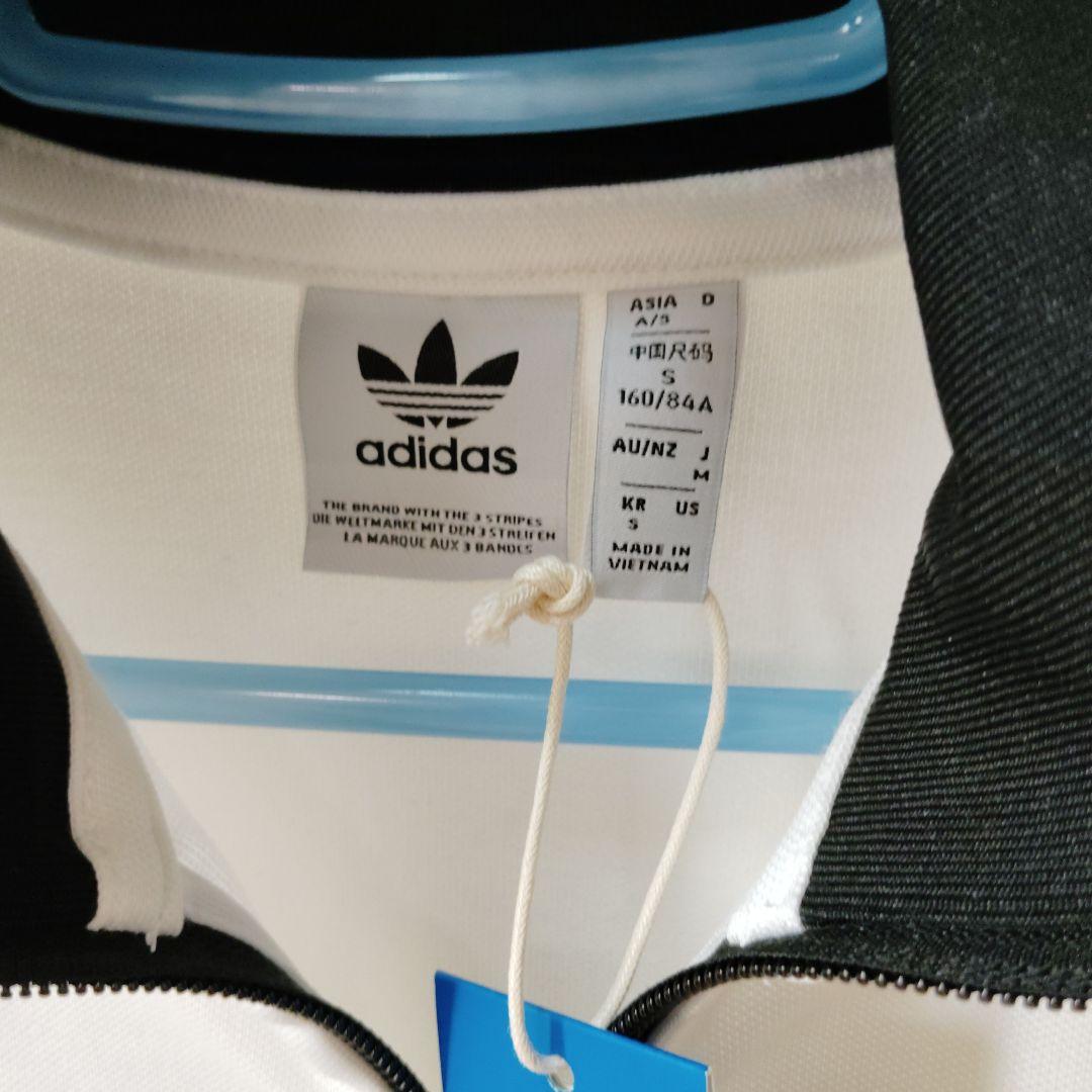 adidasトラックジャケット白/黒サイズＭ 新品未使用品