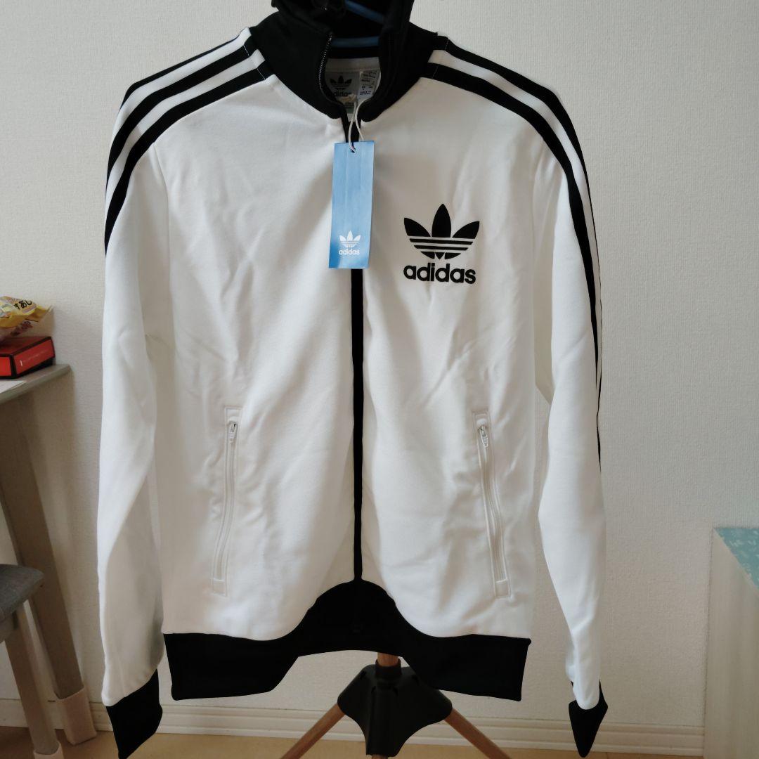 adidasトラックジャケット白/黒サイズＭ 新品未使用品