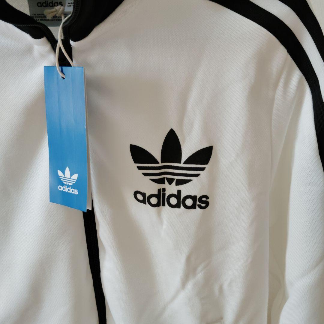 adidasトラックジャケット白/黒サイズＭ 新品未使用品