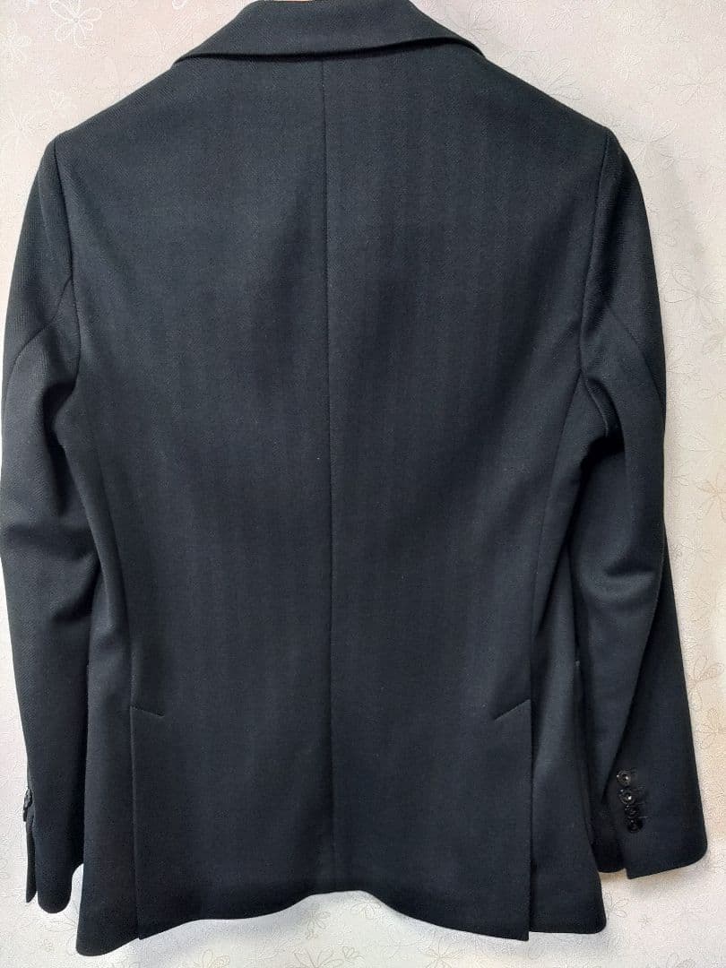 CIRCOLO 1901 テーラードジャケット　ブラック　ヘリンボーン