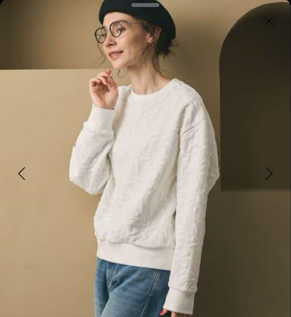 最終お値下げBEAUTY&YOUTH ボタニカルジャガード プルオーバー