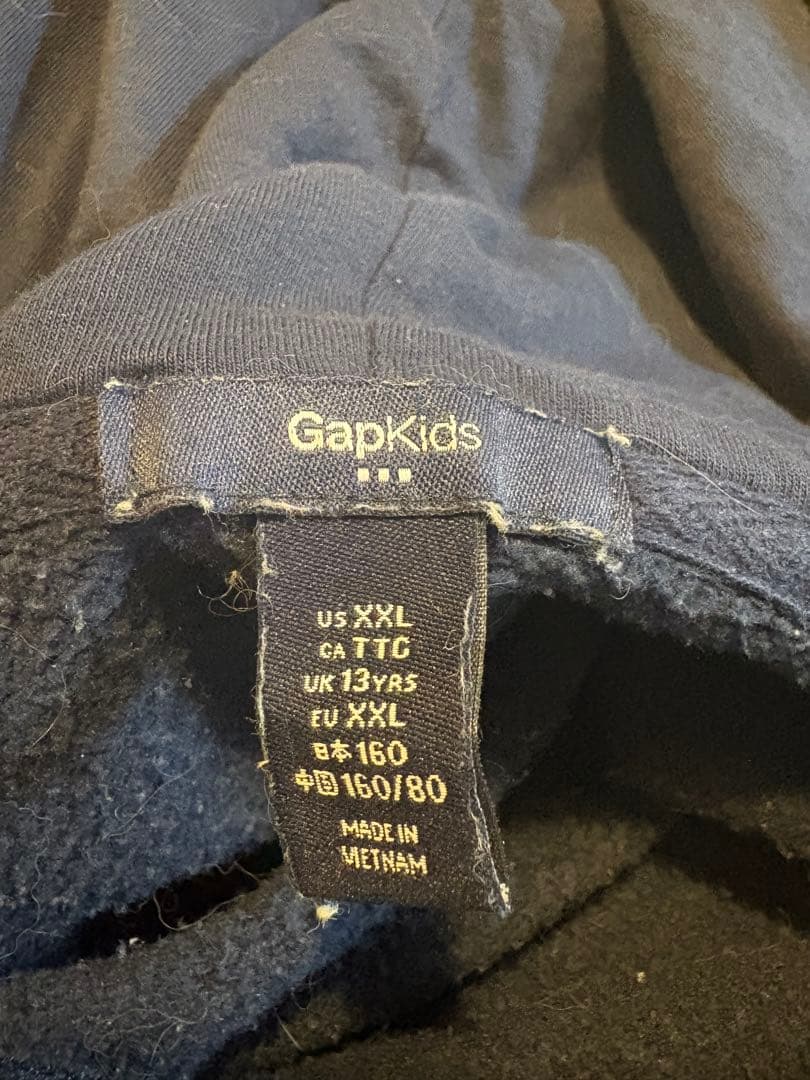 GAP ファーパーカー アメリカ柄