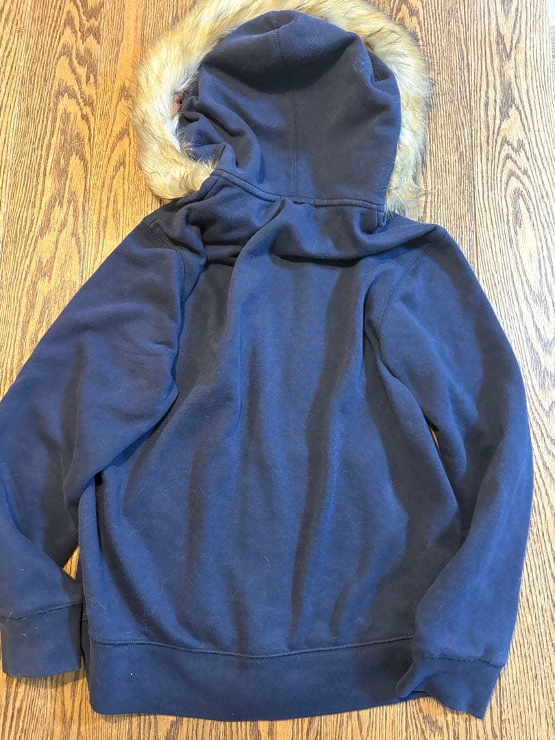 GAP ファーパーカー アメリカ柄