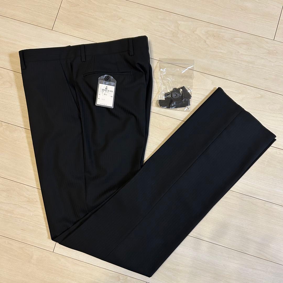 【新品】LONNER MAF NIKKE スーツ スーパー120s 黒 46C