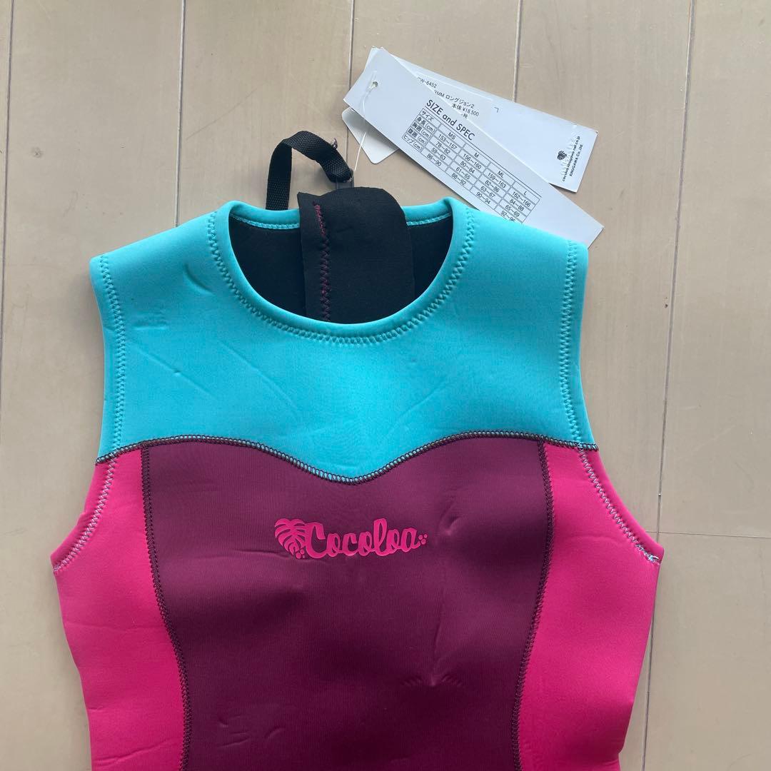 新品Cocolla ノースリーブ ロングジョン ウェットスーツ