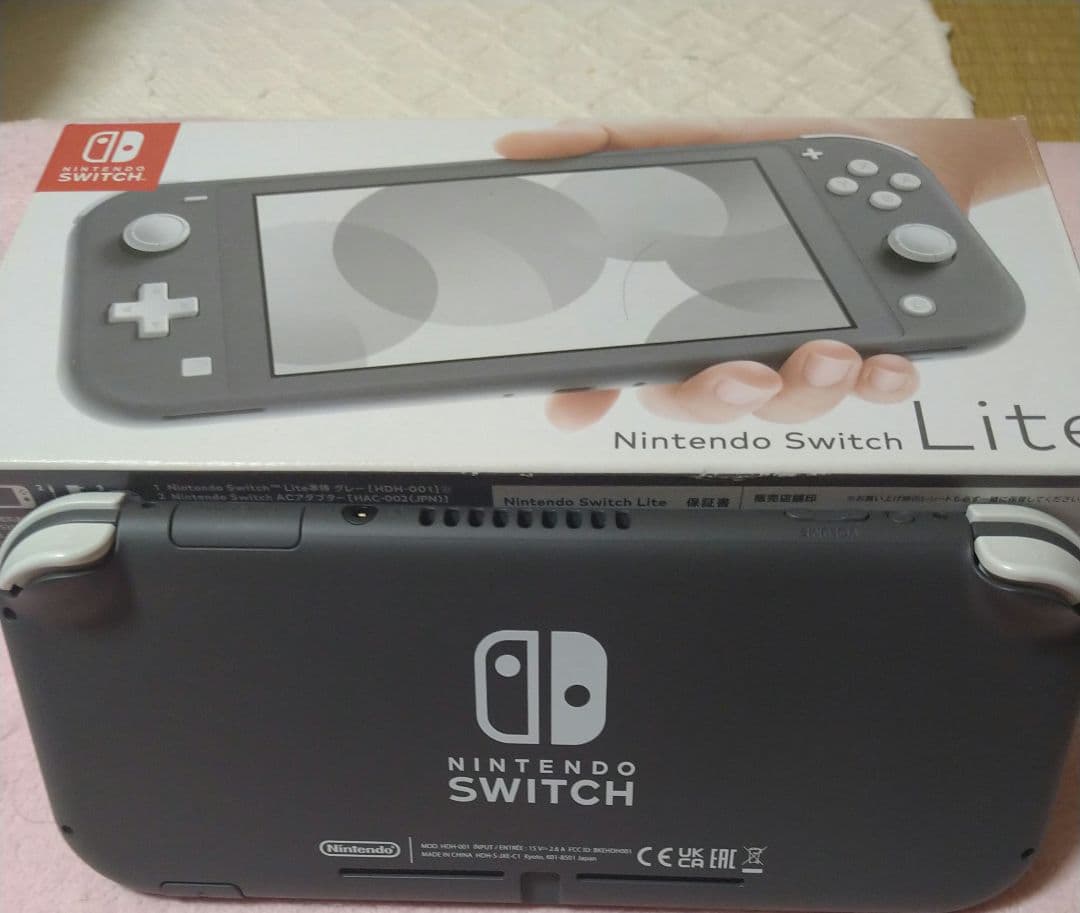本日のみ。Nintendo Switch Lite グレー