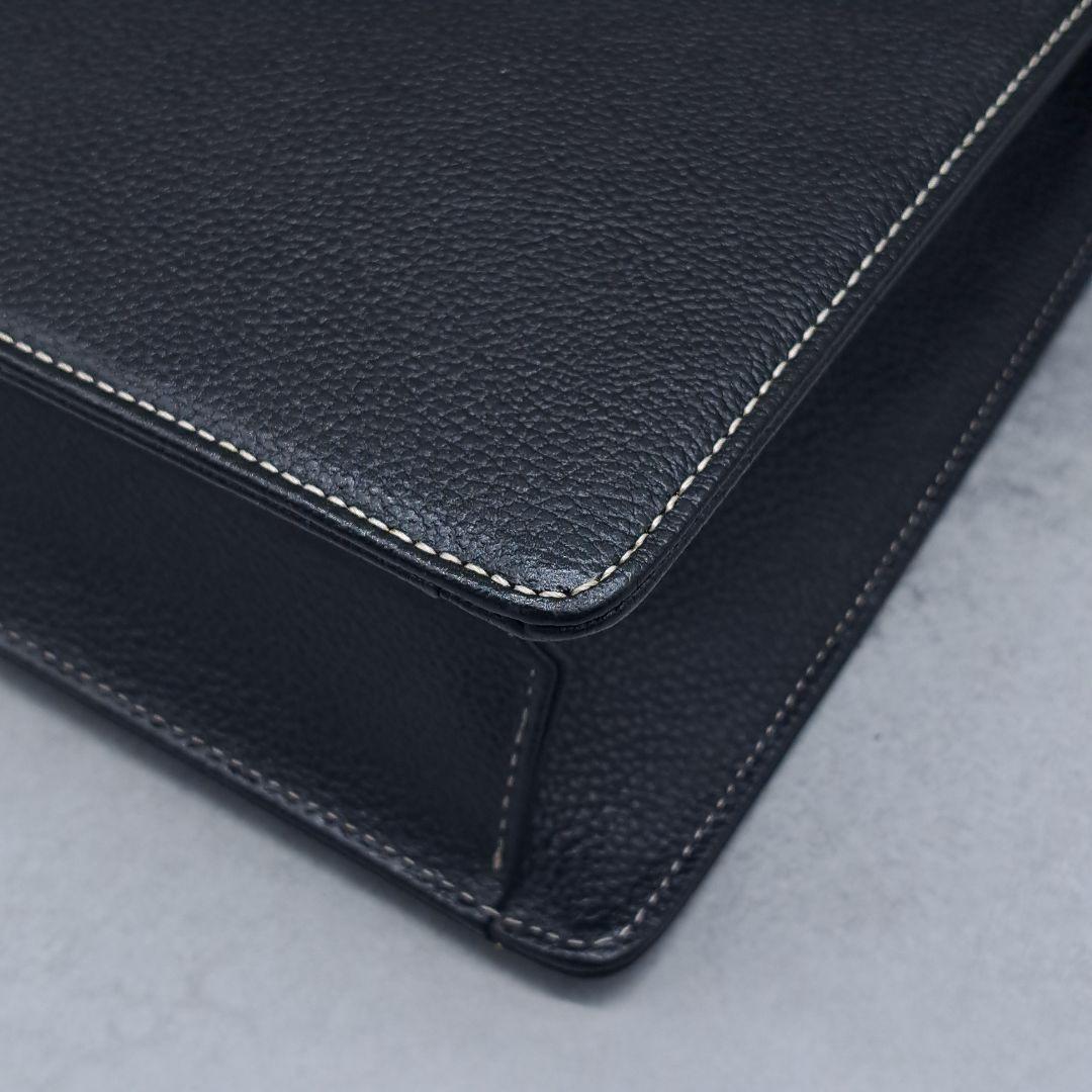 極美品 イヴサンローラン カサンドラ ショルダーバッグ YSL レザー ブラック