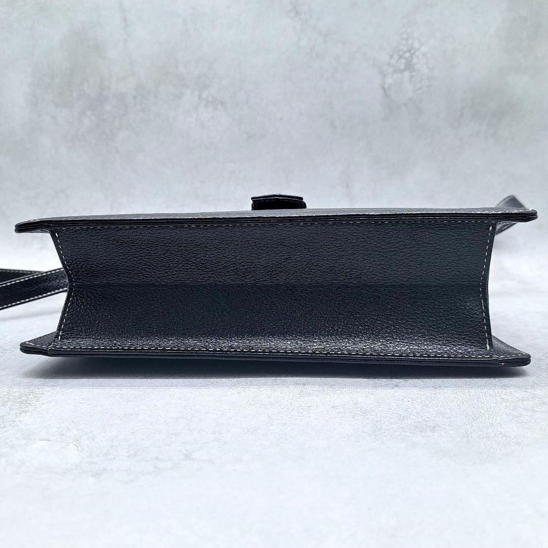 極美品 イヴサンローラン カサンドラ ショルダーバッグ YSL レザー ブラック