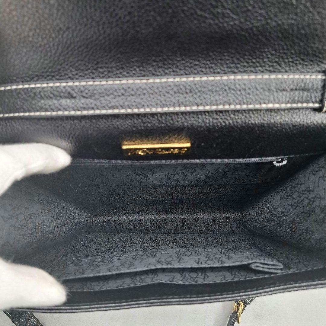 極美品 イヴサンローラン カサンドラ ショルダーバッグ YSL レザー ブラック