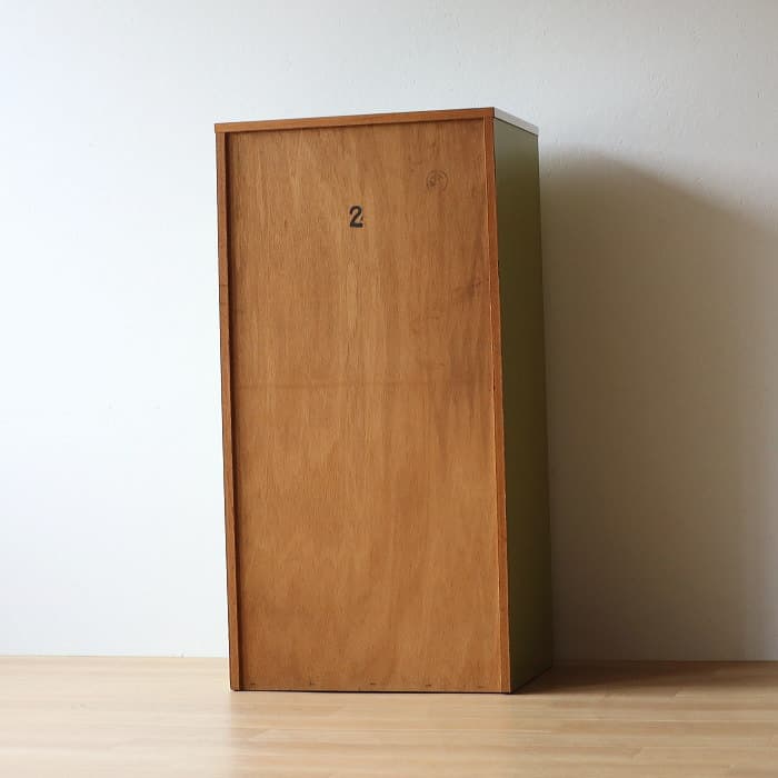 アンティーク レトロポップ 7段 チェスト 昭和レトロ スペースエイジ グリーン