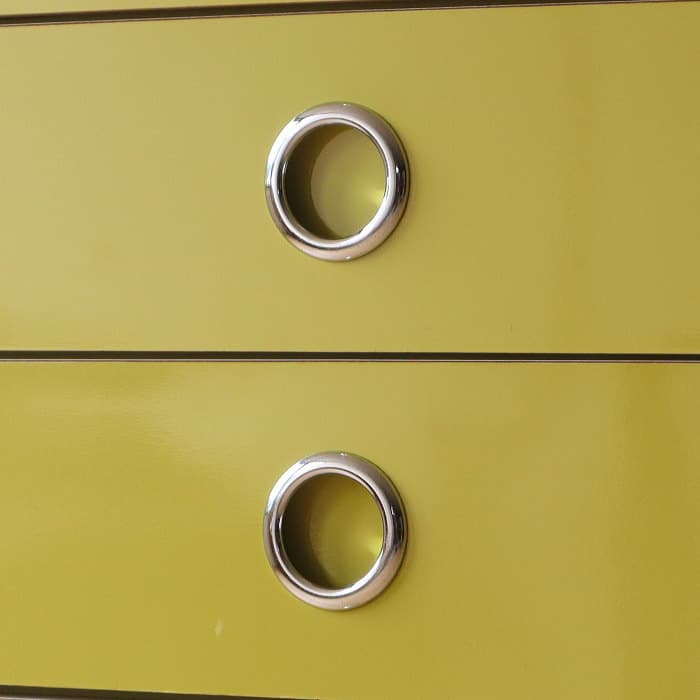 アンティーク レトロポップ 7段 チェスト 昭和レトロ スペースエイジ グリーン