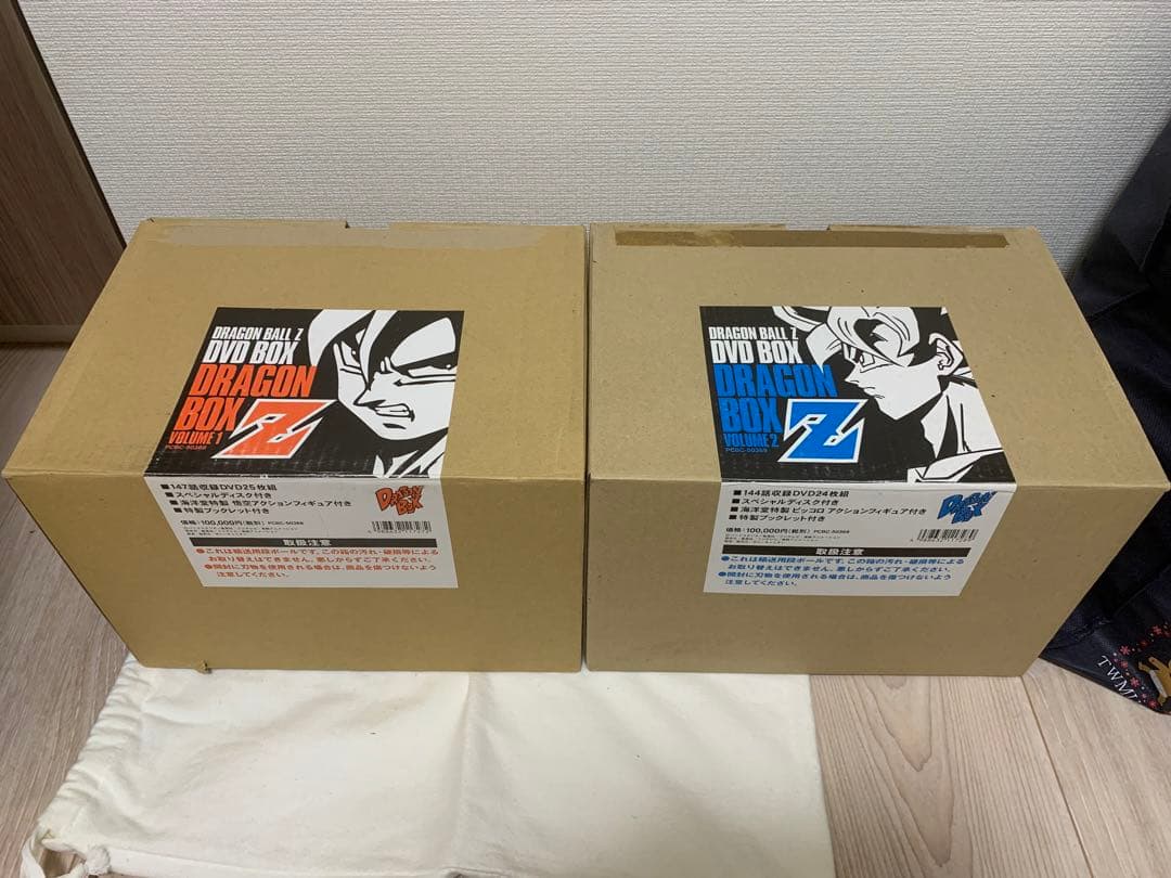 ドラゴンボールZ DVDBOX DRAGONBOXZ編1,2セット　フィギュア付