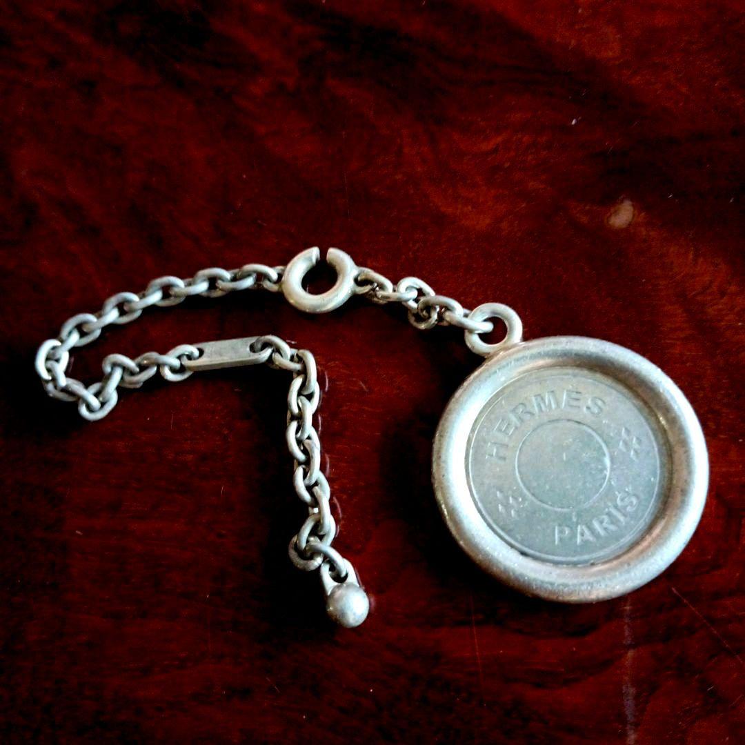 HERMES セリエシルバー チェーン付きチャーム・キーホルダー