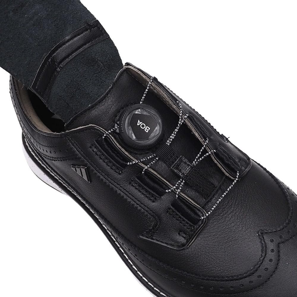 アディダス レザーゴルフシューズ スパクレス 27cmブラック