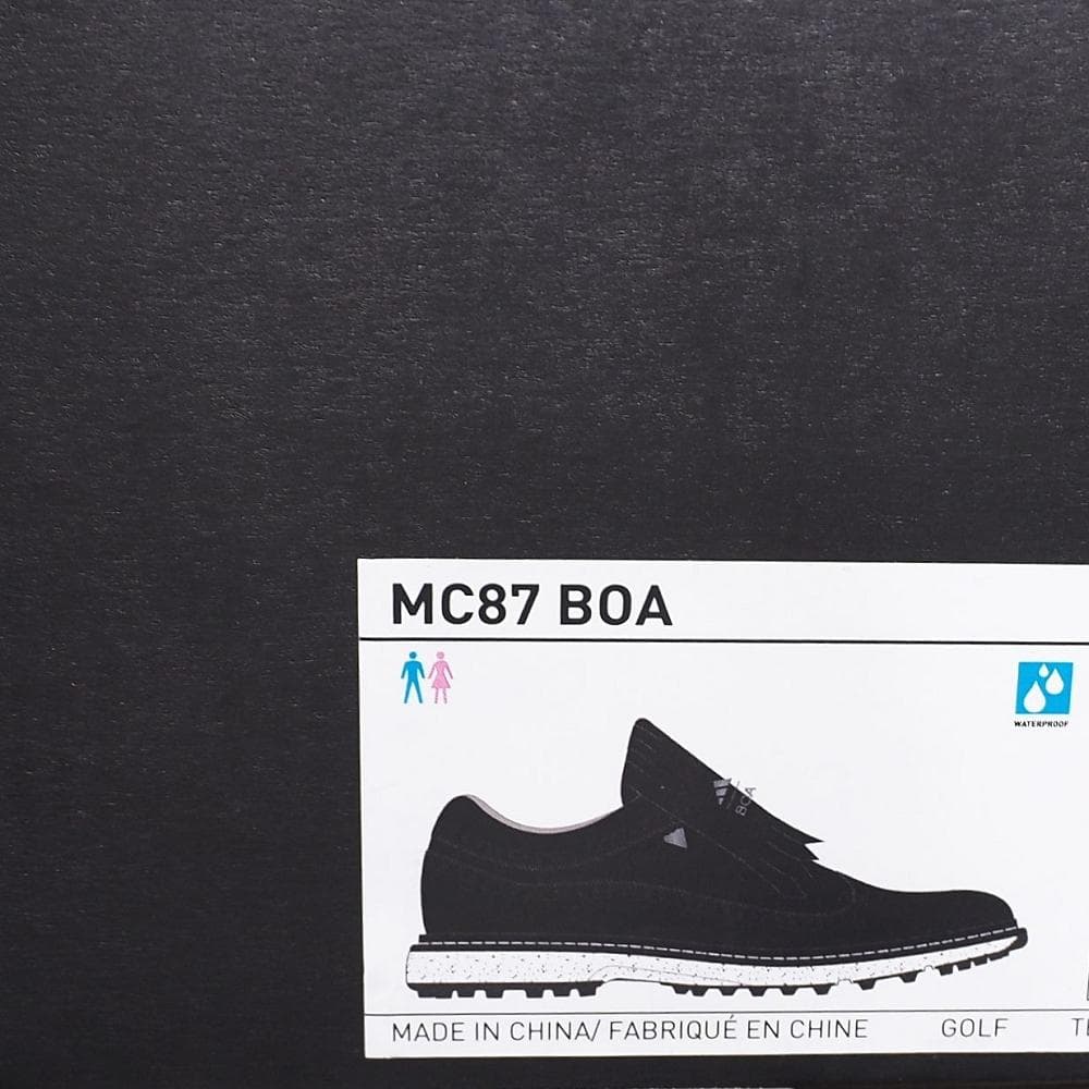 アディダス レザーゴルフシューズ スパクレス 27cmブラック