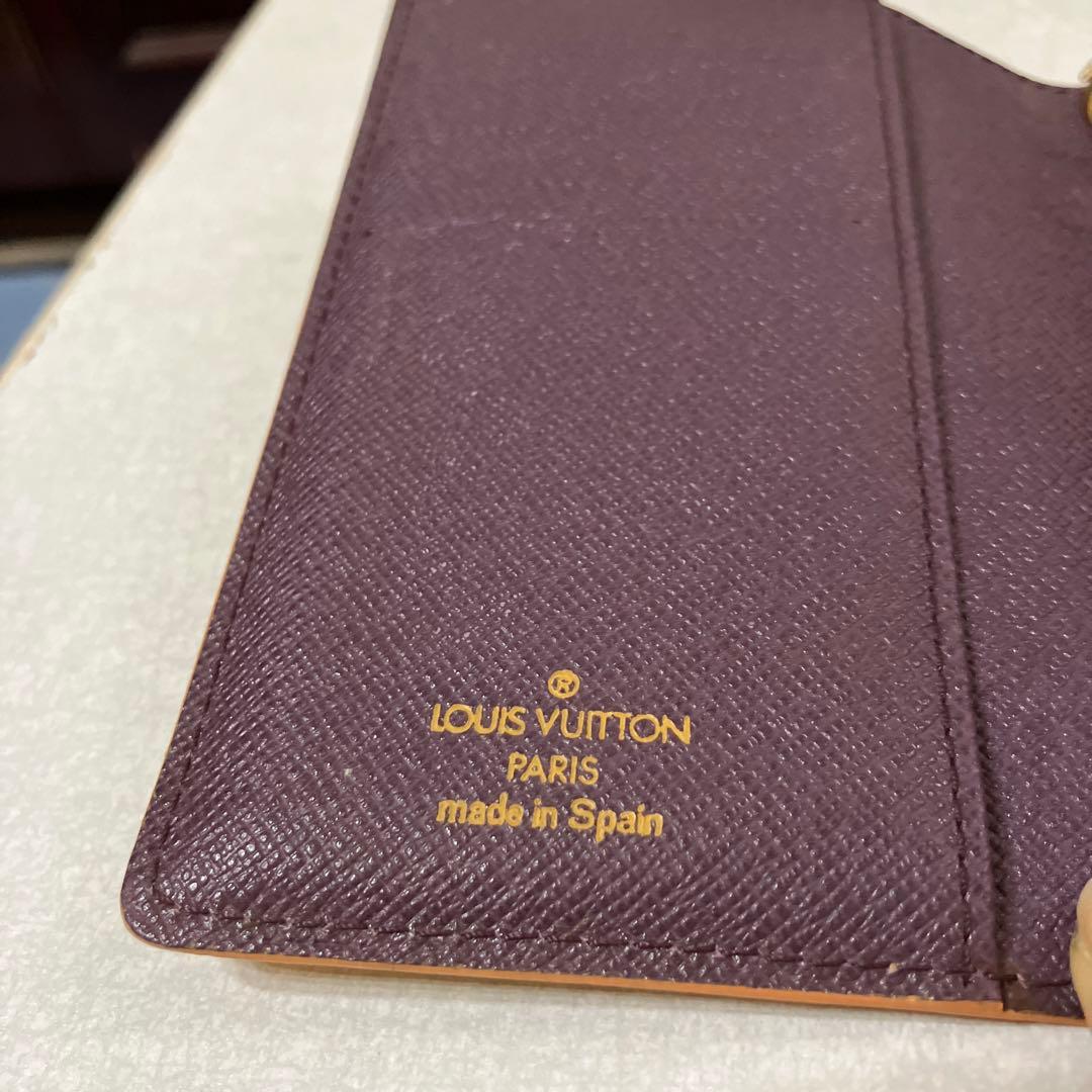 ルイヴィトン　エピイエロー　手帳