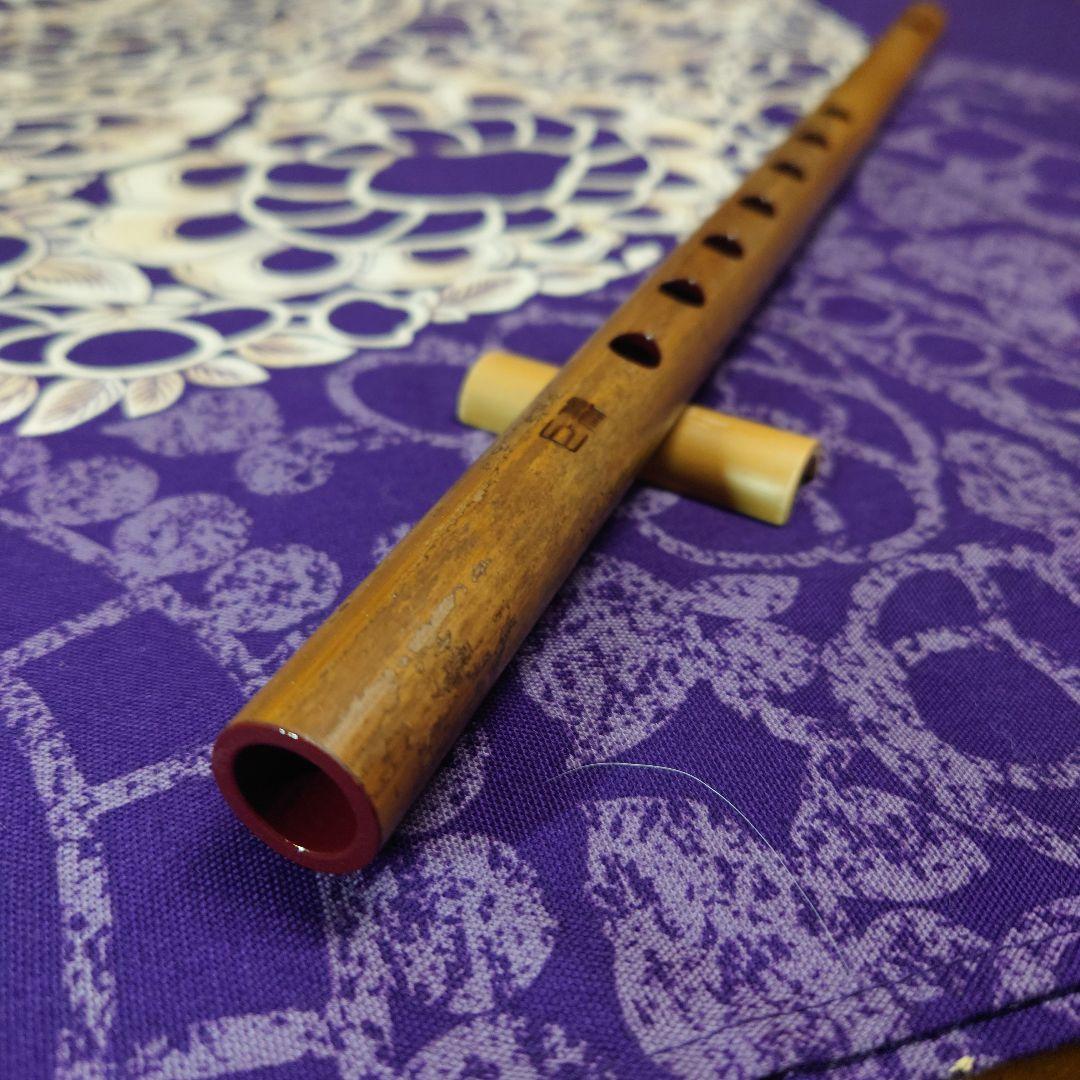 篠笛　四本調子　古典調　拭漆