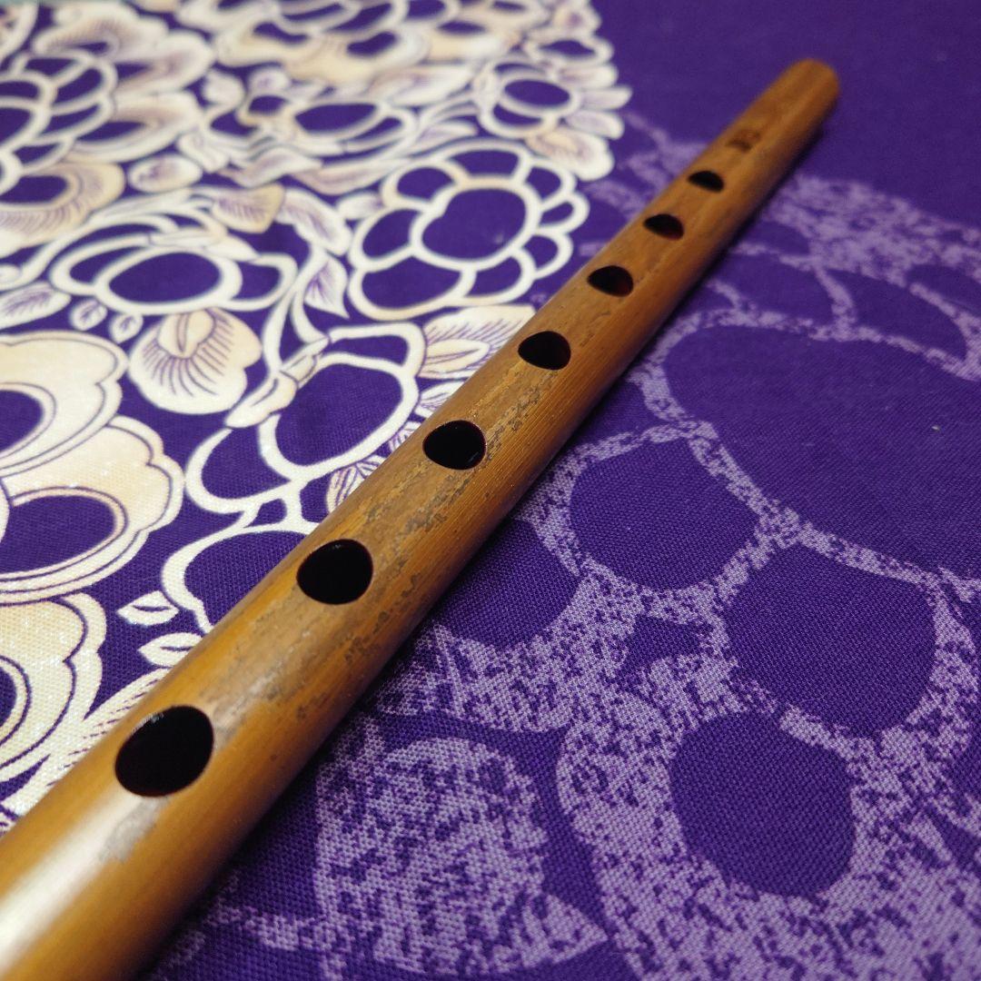 篠笛　四本調子　古典調　拭漆