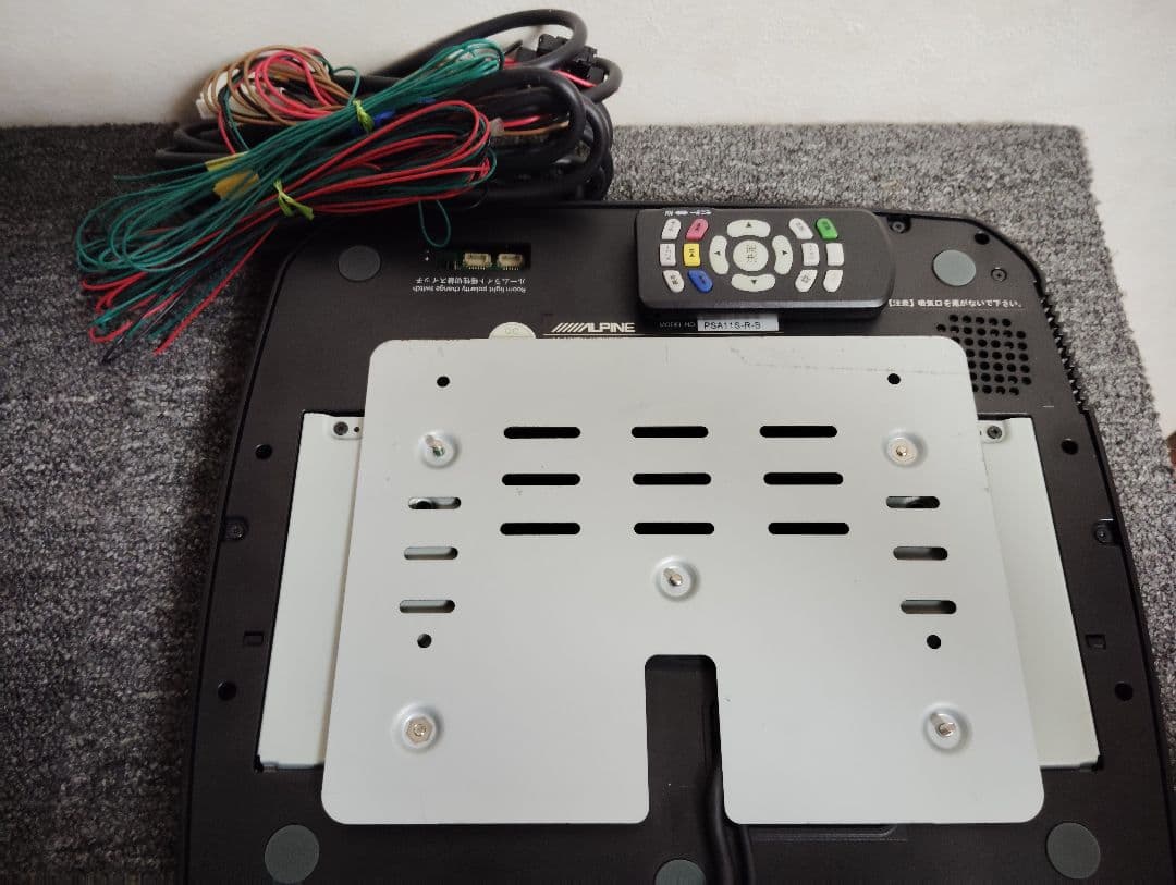 アルパインフリップダウンモニター 11.4インチ　PSA11S-R-B配線付き