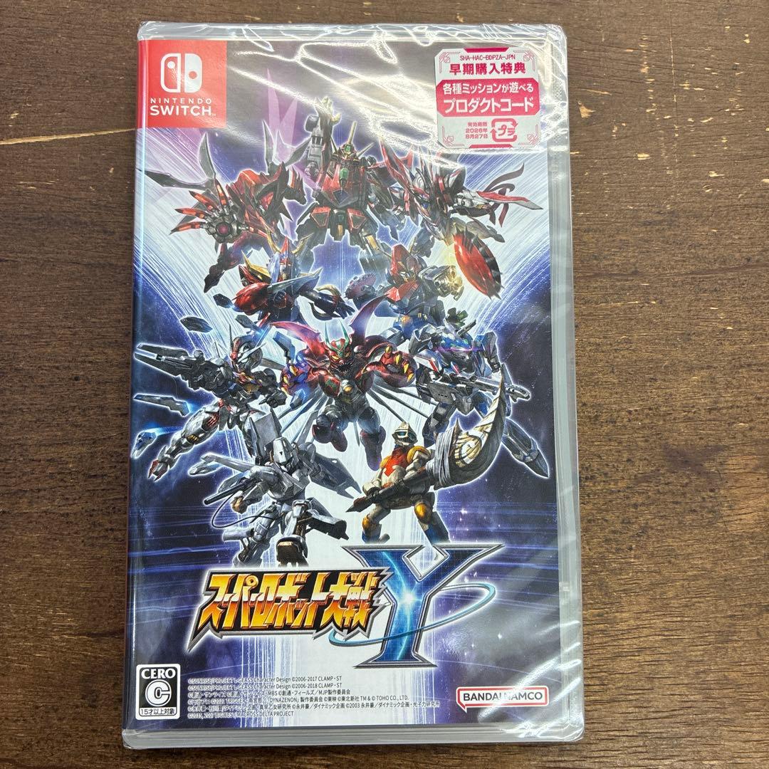 新品 未開封 Switch スーパーロボット大戦Y