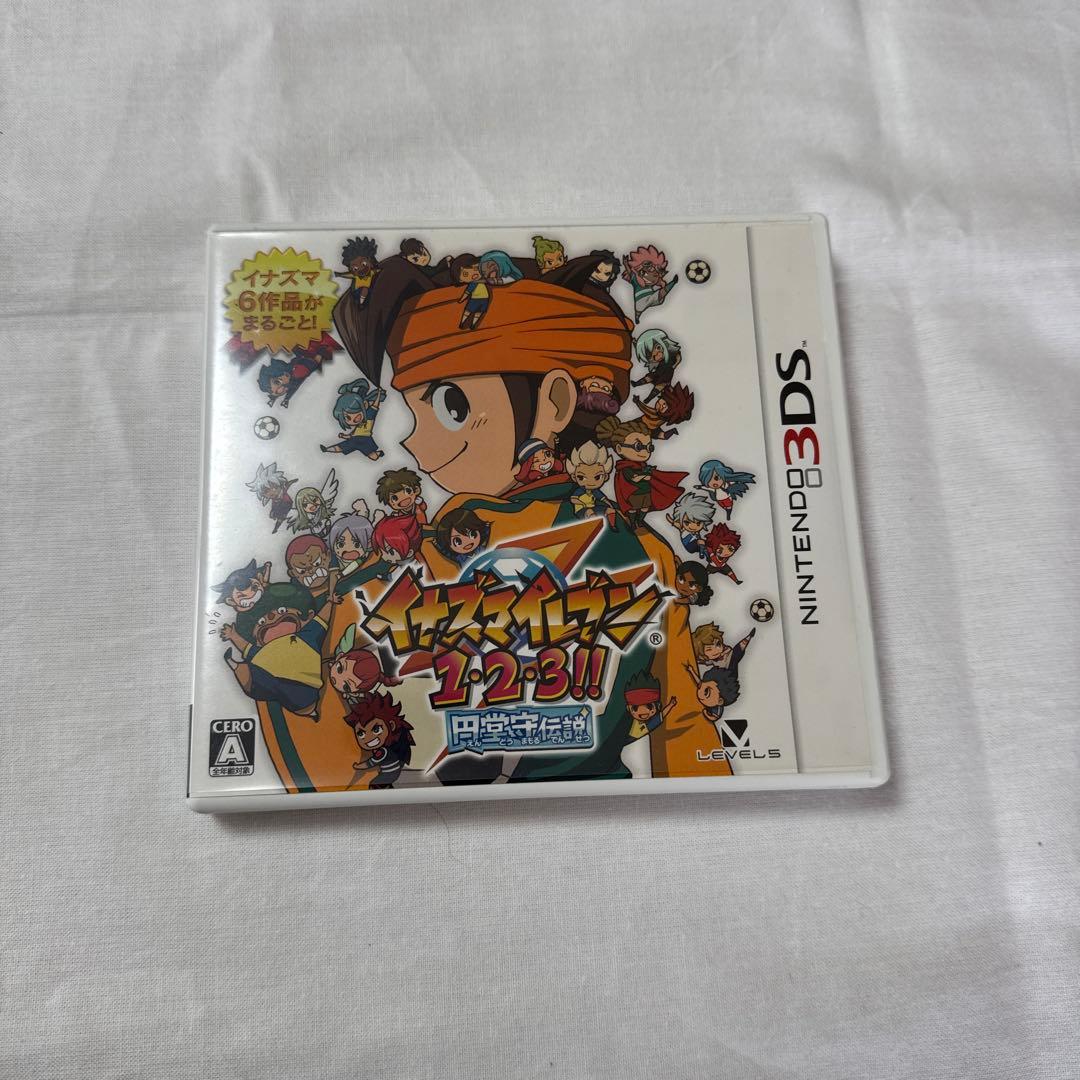 3DSソフト　イナズマイレブン 1・2・3 円堂守伝説
