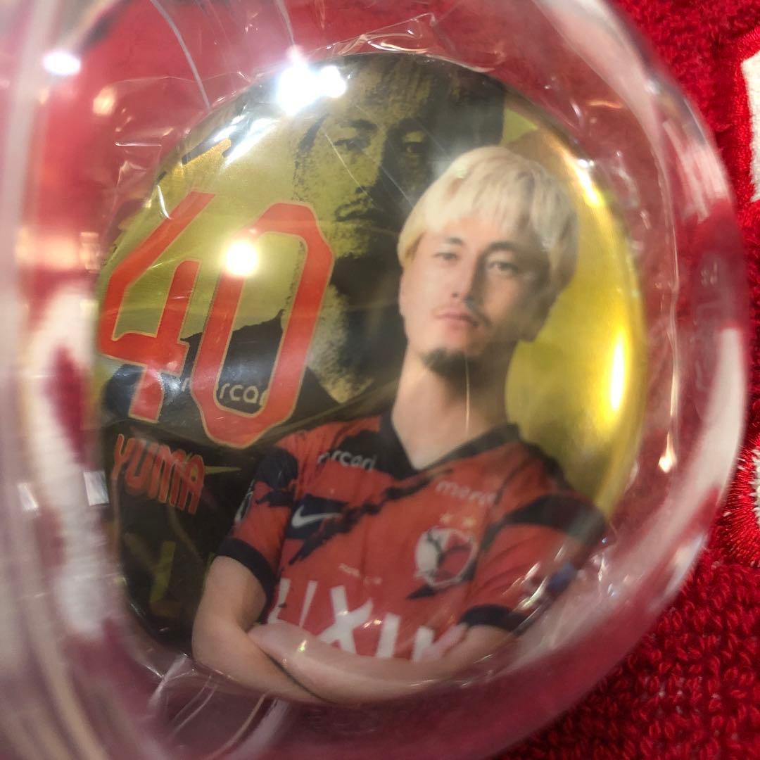 激レア！！鹿島アントラーズ 鈴木優磨 勝利時限定VICTORY缶バッジ　GOLD