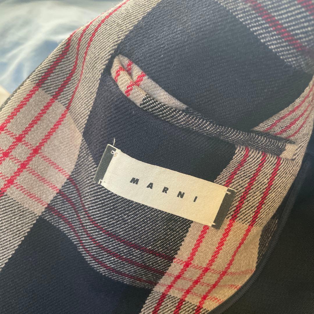 MARNI 2012aw チェスターコートノーカラーダブルマルニ