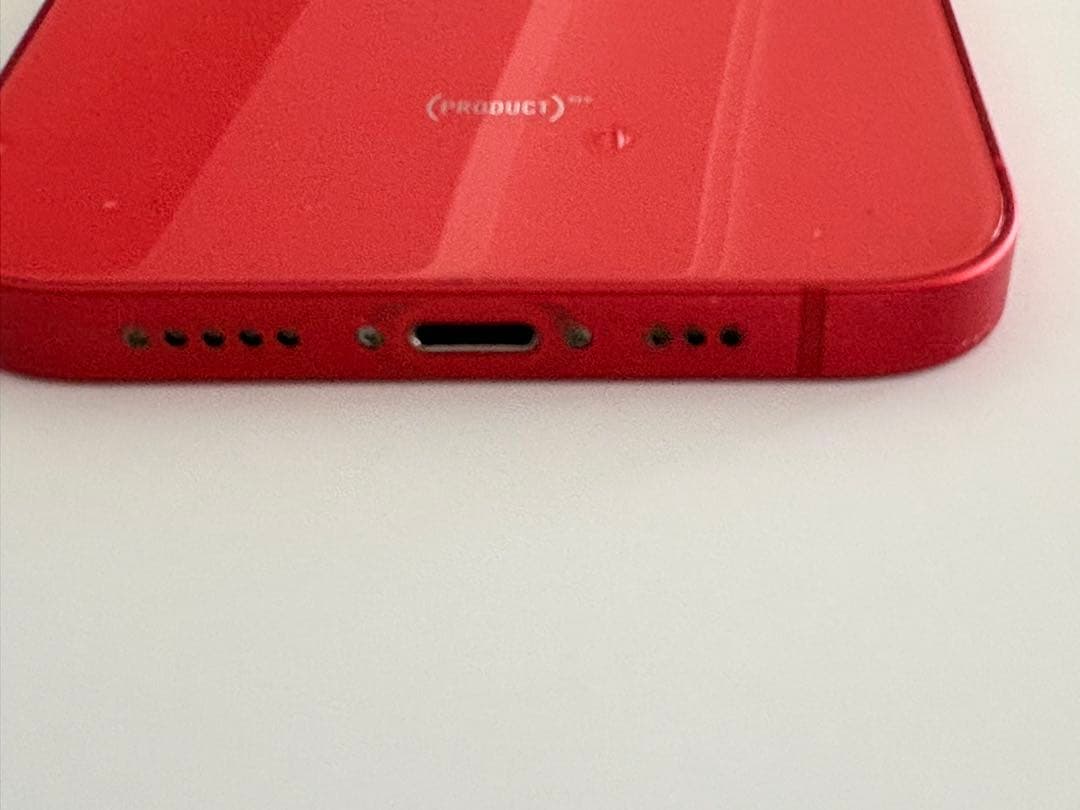 iPhone 12 128GB レッド 箱・付属品付/美品/SIMフリー