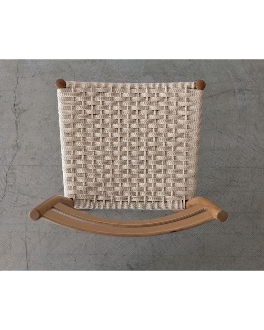 ミント　ダイニングチェア　ペーパーコード　オーク材