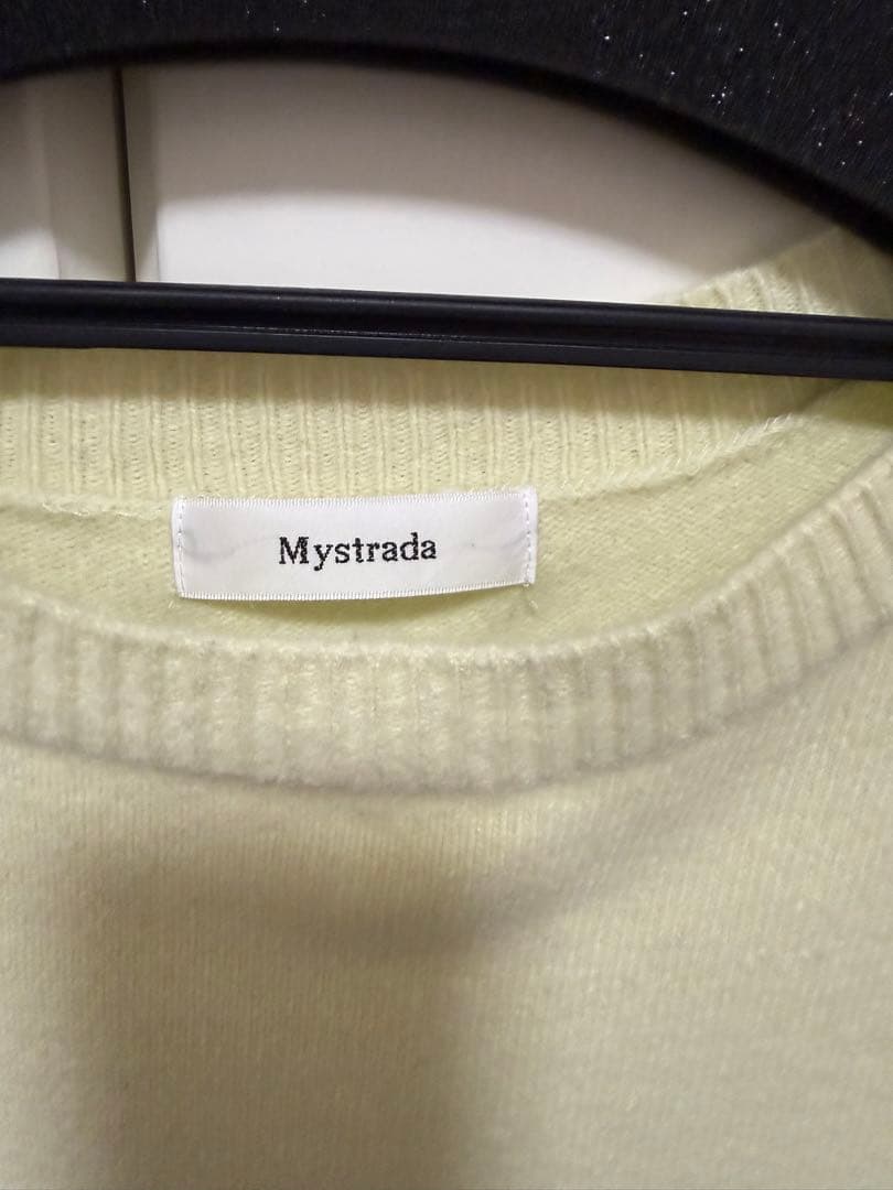 最終値下げ２点セットMystrada バックボリュームコート　茶色　ニット