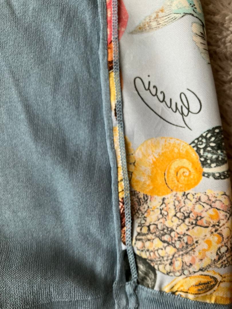 GUCCI 魚柄 Tシャツ Lサイズ