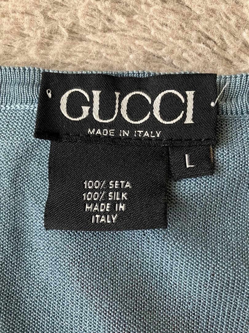 GUCCI 魚柄 Tシャツ Lサイズ