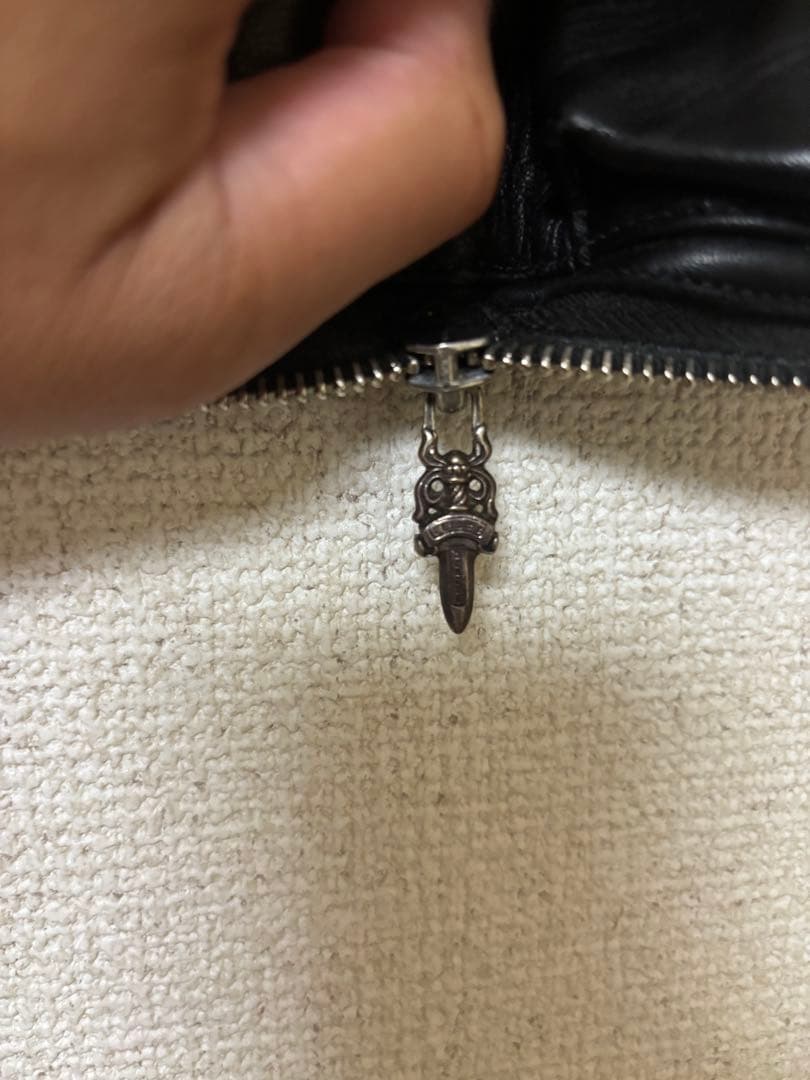 クロムハーツ 財布 REC F ZIP MINI ミニラウンドジップレザー