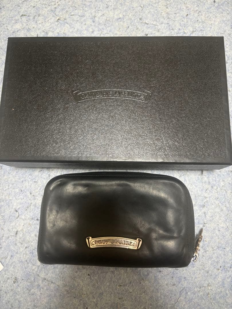 クロムハーツ 財布 REC F ZIP MINI ミニラウンドジップレザー