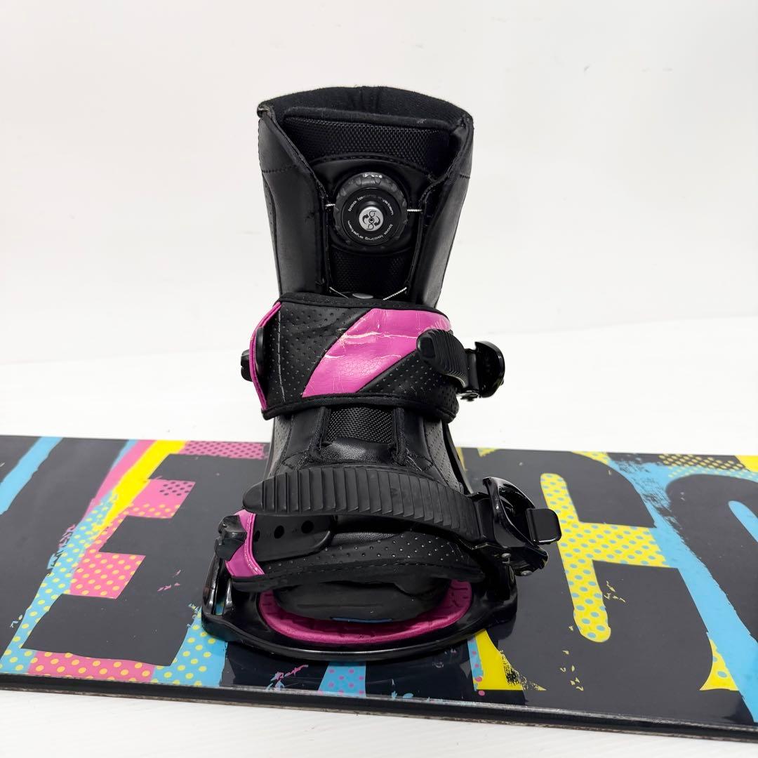 レディース スノーボードセット　スノーボード BOA 格安　初心者　ビンディング