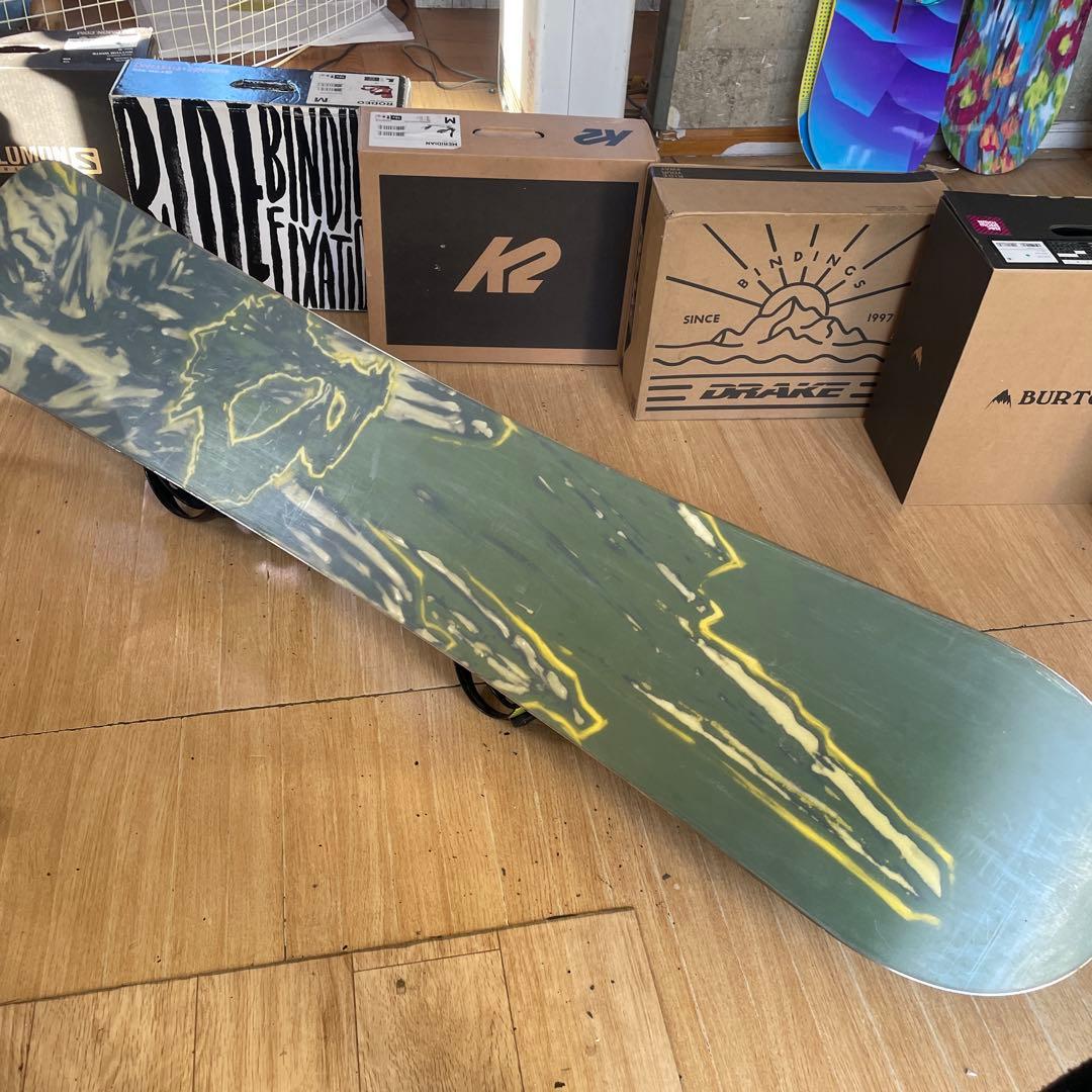 BURTON×K2　バイン付きスノーボードセット　テリエモデル　バートン