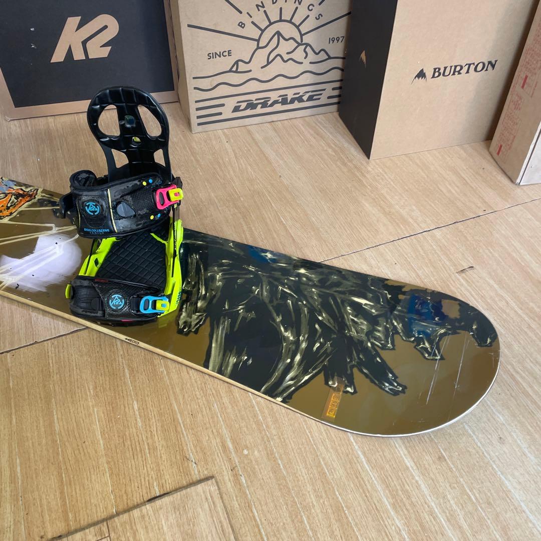 BURTON×K2　バイン付きスノーボードセット　テリエモデル　バートン