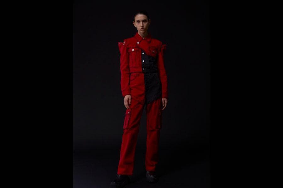 Feng Chen Wang × LEVI'S RED　デニムジャケット【M】