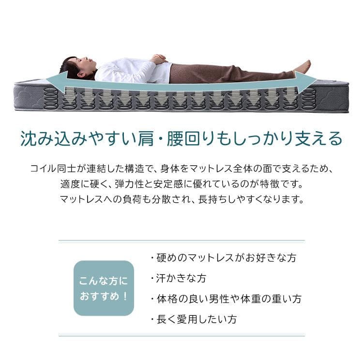 ボンネルコイルマットレス ダブルサイズ