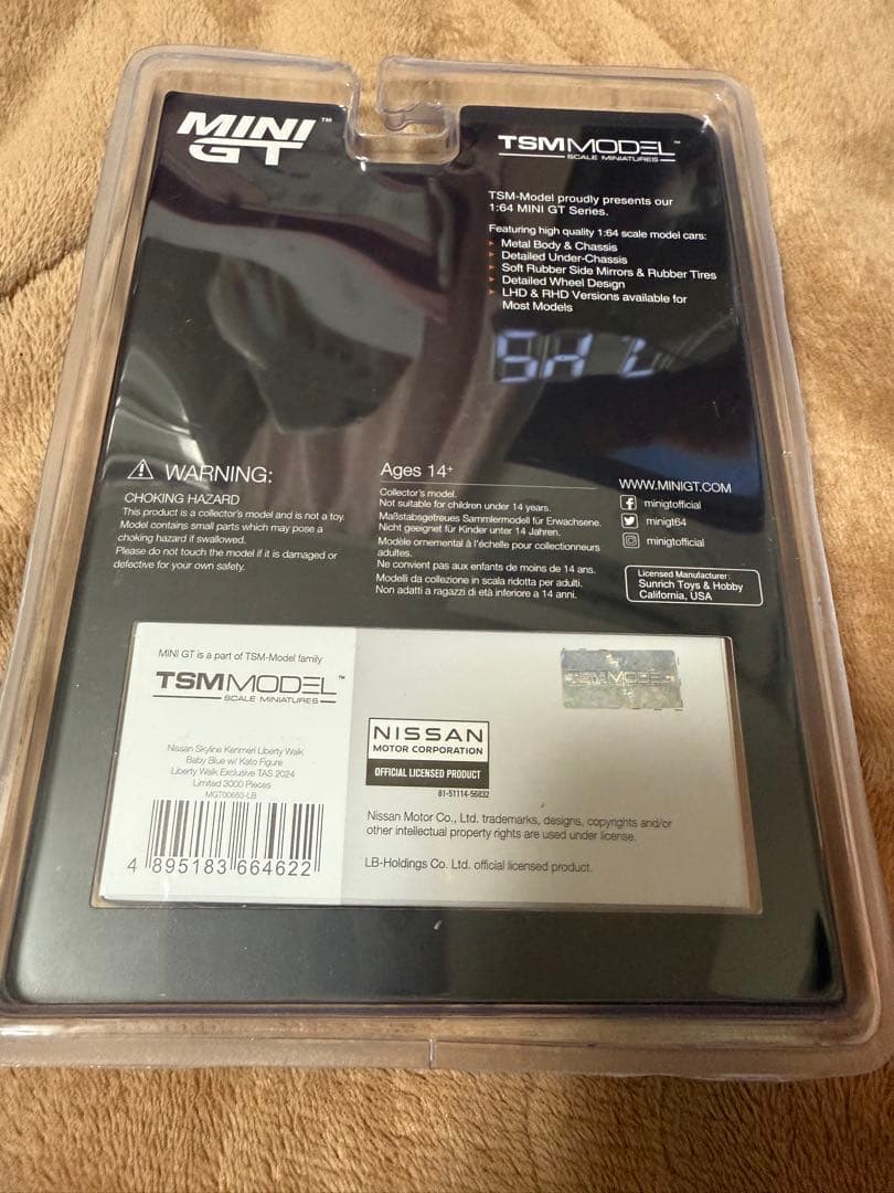 東京オートサロン2024 限定 MINI GT 1/64 LBWK ケンメリ 青