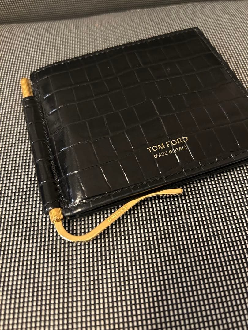 トムフォード　マネークリップ　クロコ柄　財布　バッグ