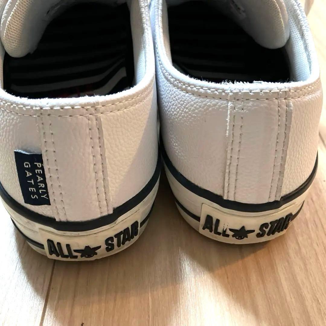 【23.5cm】PEARLY GATES CONVERSE ゴルフシューズ 白